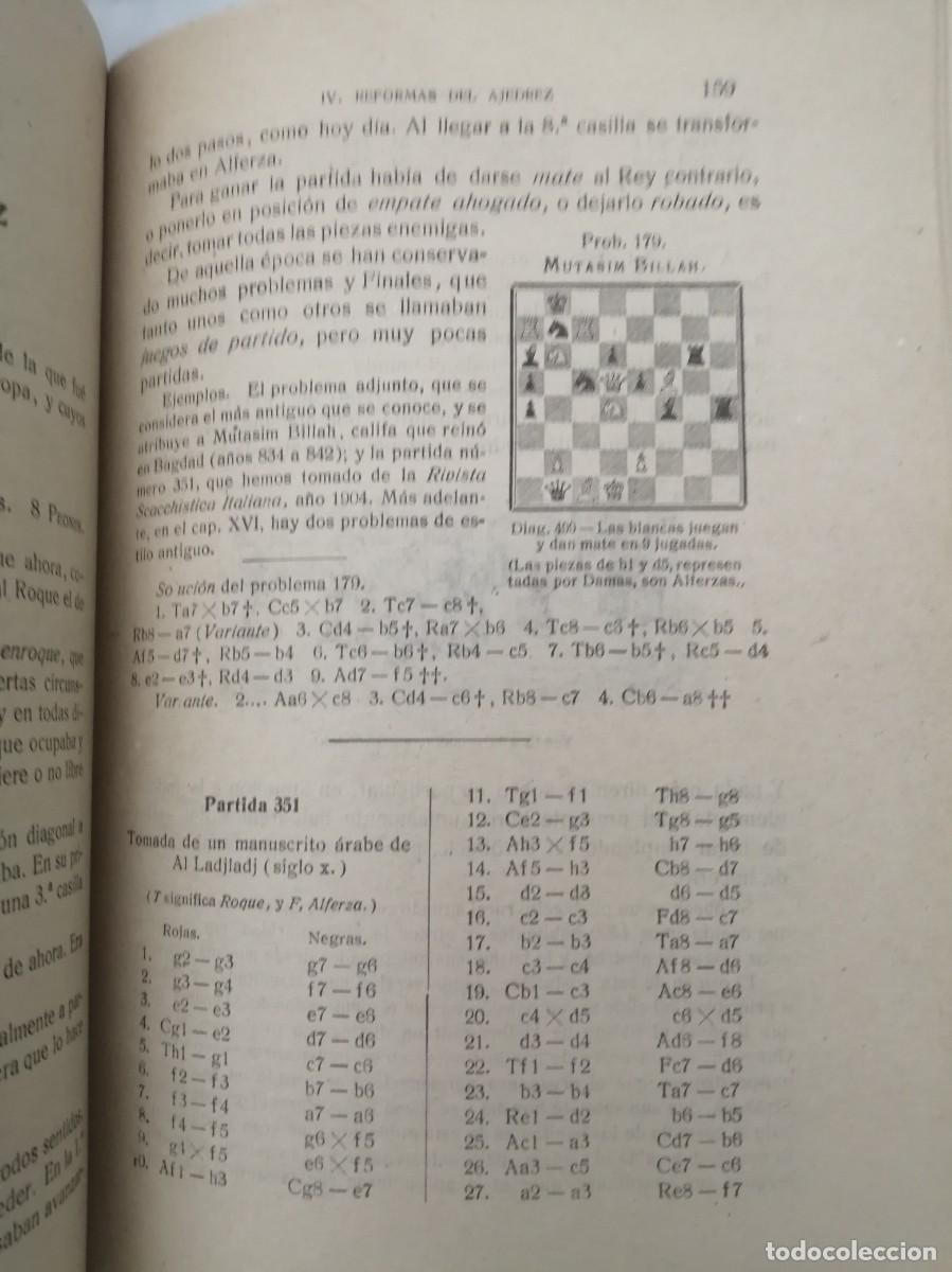 Coleccionismo deportivo: MANUAL DE AJEDREZ, Parte Sexta (&uacute;ltima): MISCEL&Aacute;NEA (Edici&oacute;n 1940 aprox.) - Foto 7