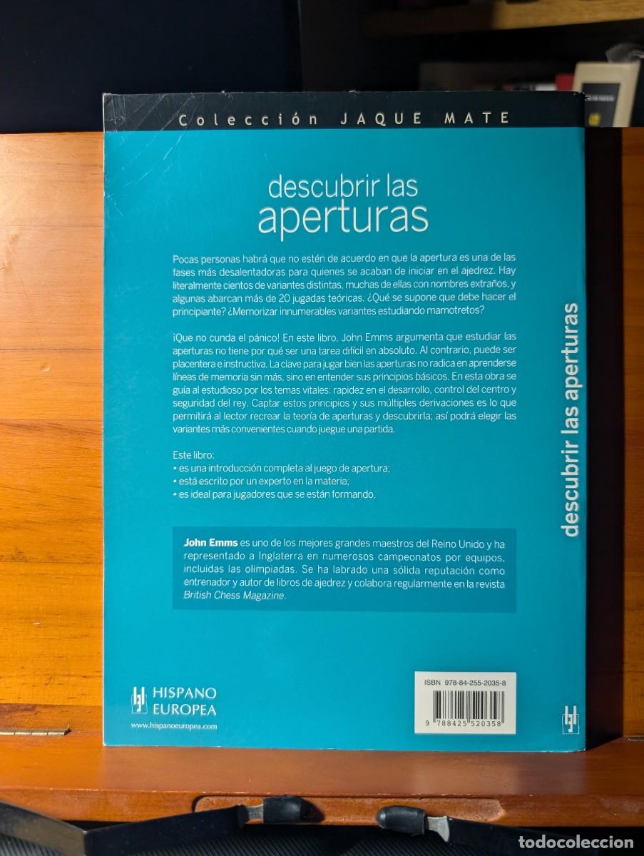 Coleccionismo deportivo: Descubrir las aperturas - Emms, J. - Foto 2