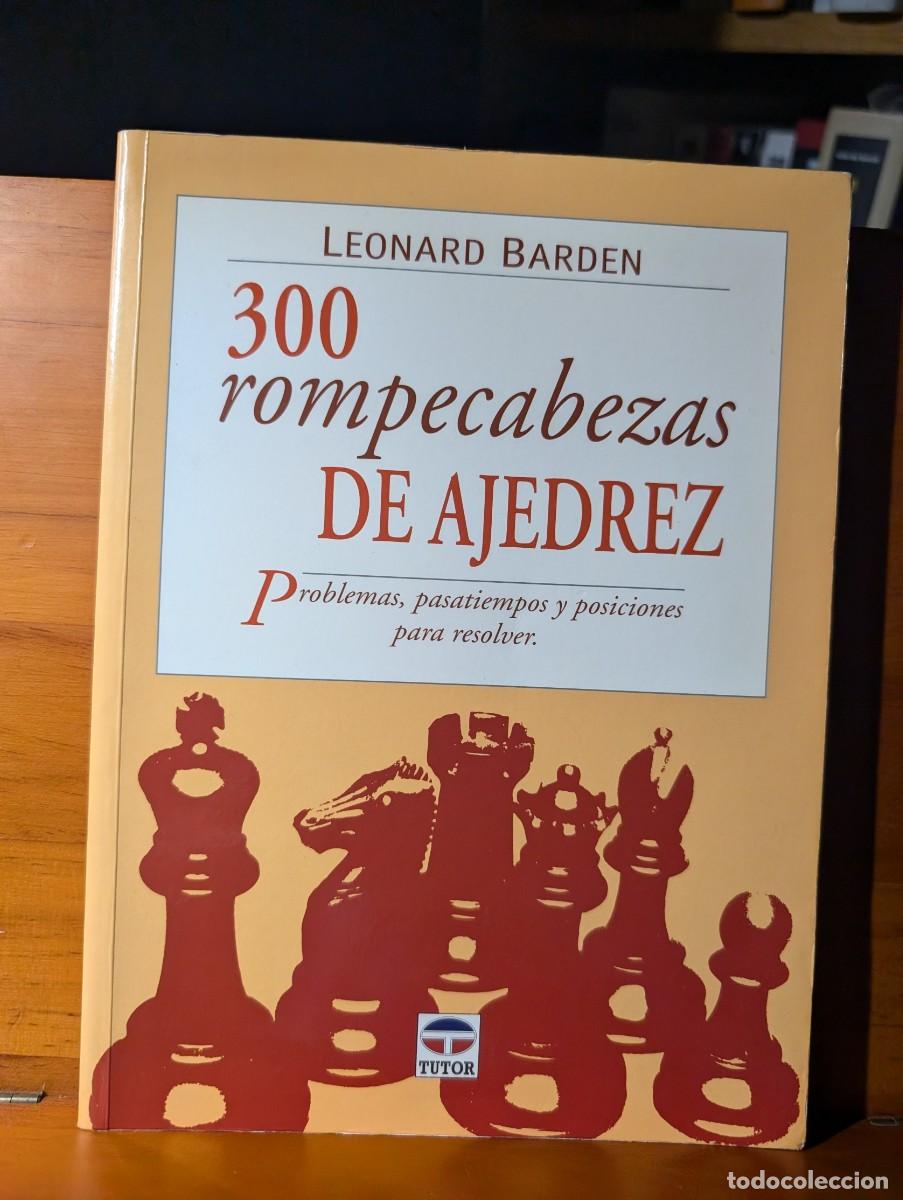 Coleccionismo deportivo: 300 rompecabezas de ajedrez - Barden, L. - Foto 1
