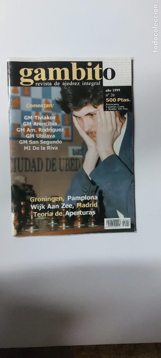 Coleccionismo deportivo: Revista de Ajedrez Gambito N&ordm; 26 - Foto 1