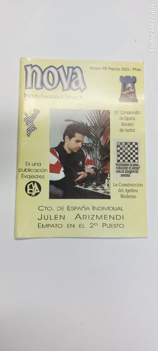 Coleccionismo deportivo: Revista de Ajedrez Nova N&ordm; 19 - Foto 1