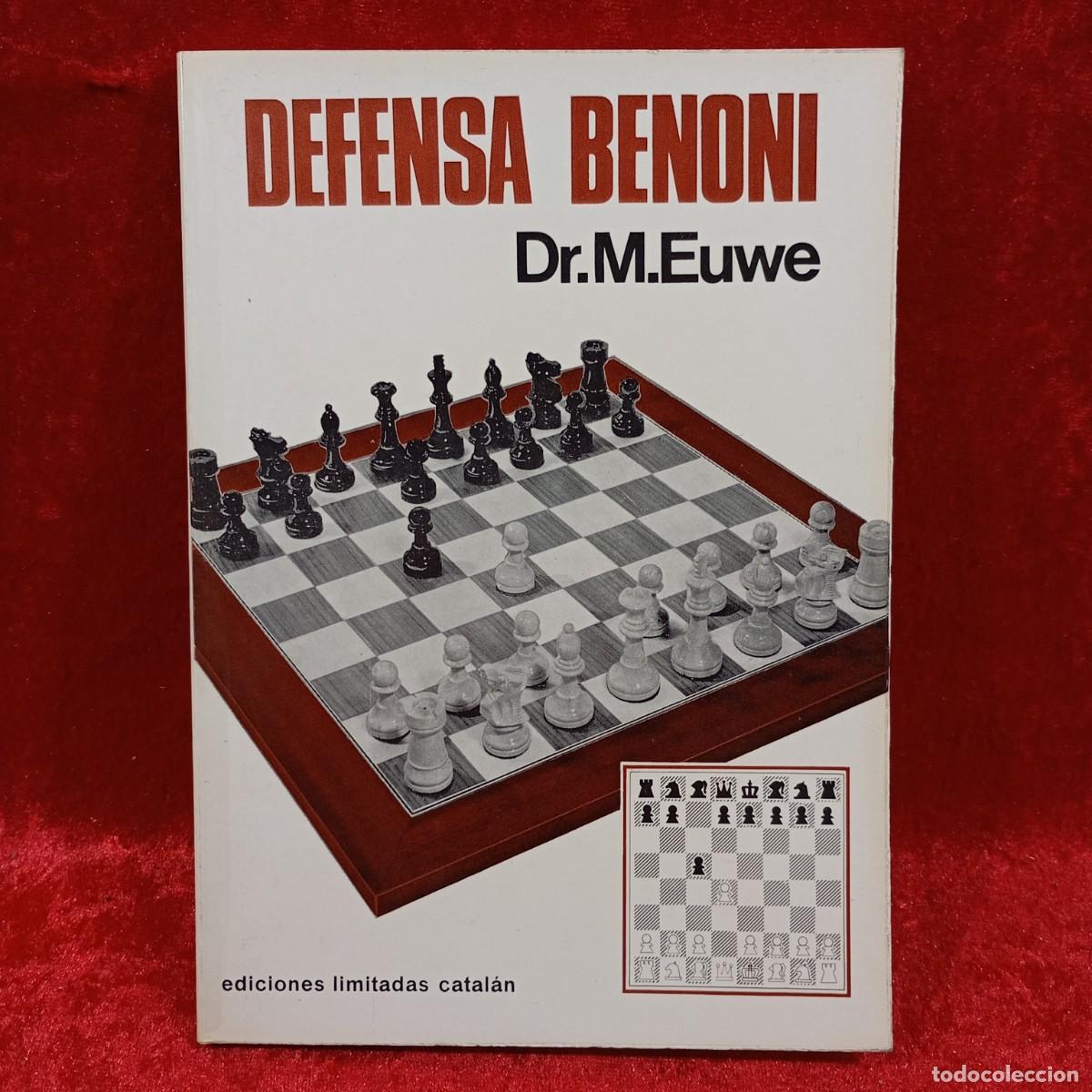 Coleccionismo deportivo: DR. M. EUWE - DEFENSA BENONI - EDICIONES LIMITADAS CATAL&Aacute;N - 1974 / 930 - Foto 1