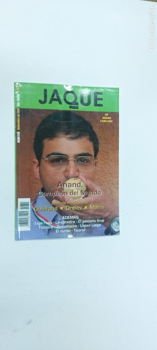 Coleccionismo deportivo: Revista de Ajedrez Jaque N&ordm; 615 - Foto 1