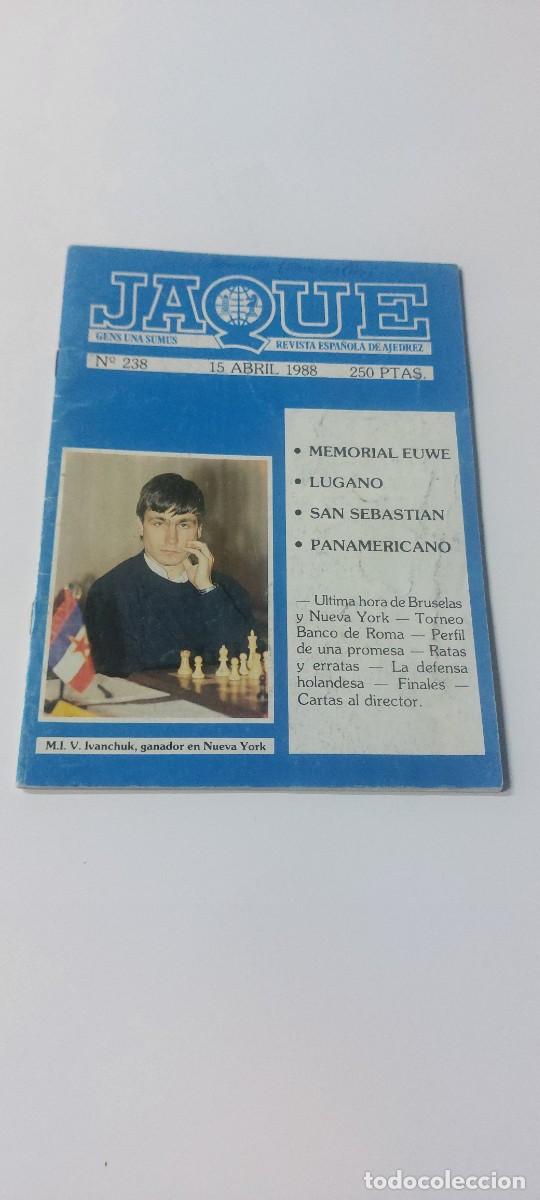 Coleccionismo deportivo: Revista Jaque N&ordm; 238 - Foto 1