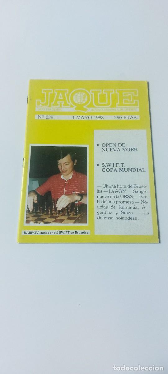 Coleccionismo deportivo: Revista Jaque N&ordm; 239 - Foto 1