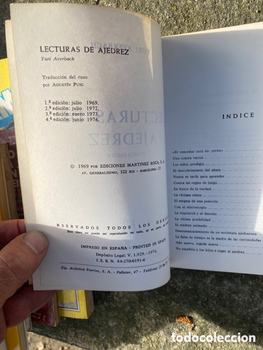 Coleccionismo deportivo: &rdquo;&rdquo;Chess. Lecturas de ajedrez - Yuri Averbach - Foto 4