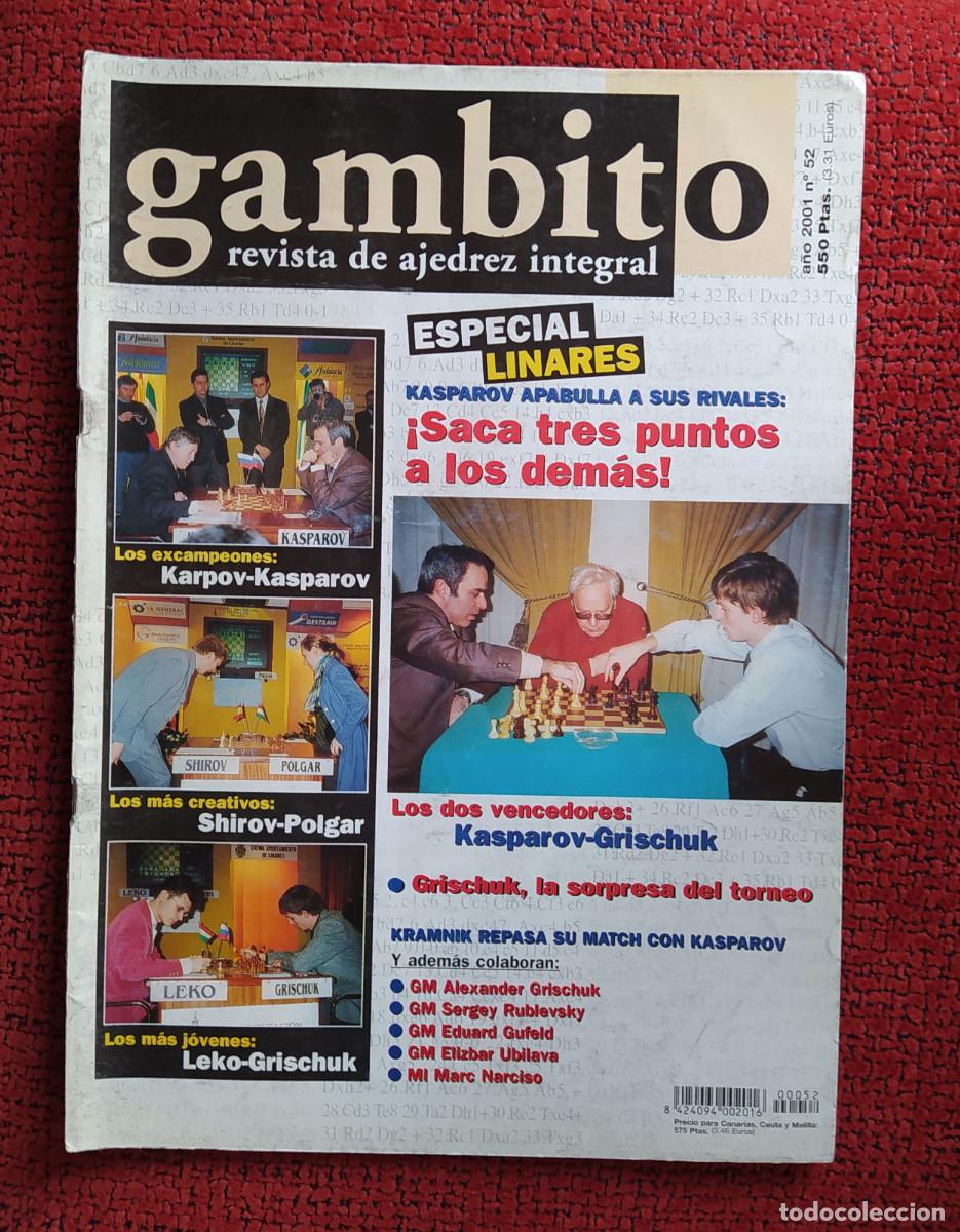 Coleccionismo deportivo: ♔♕ Ajedrez : Revista Gambito 52 - Foto 1