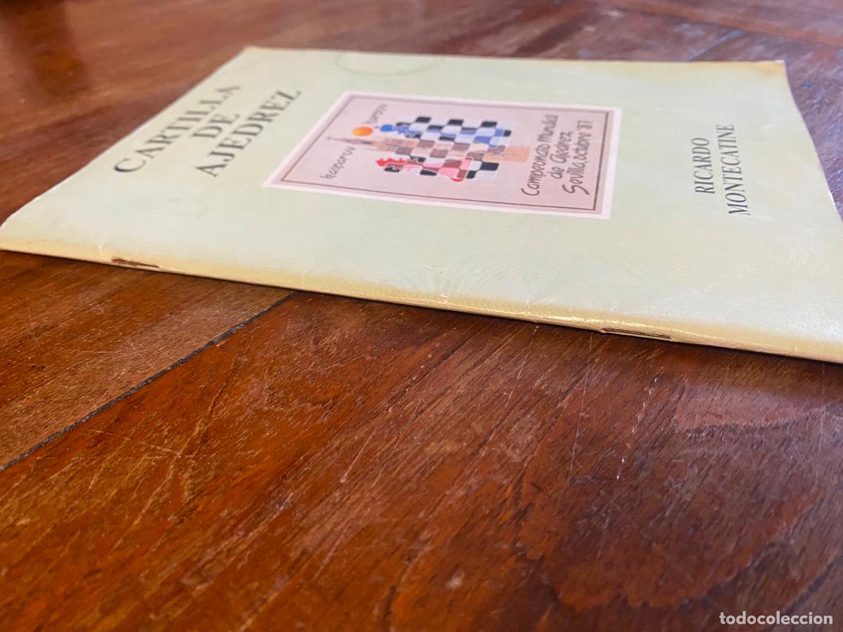Coleccionismo deportivo: CARTILLA DE AJEDREZ, RICARDO MONTECATINE - Foto 2