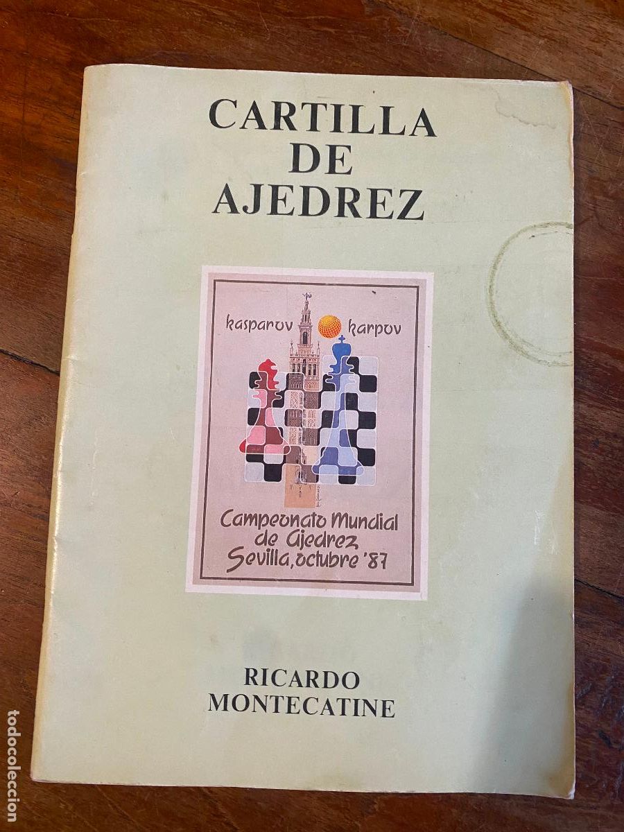 Coleccionismo deportivo: CARTILLA DE AJEDREZ, RICARDO MONTECATINE - Foto 1
