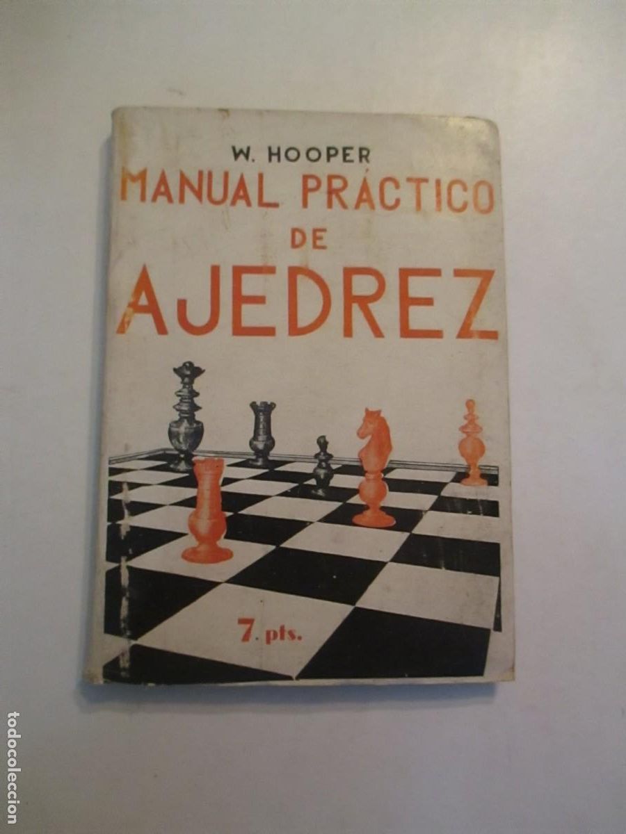 Coleccionismo deportivo: W. HOOPER Manual pr&aacute;ctico de ajedrez W31846 - Foto 1