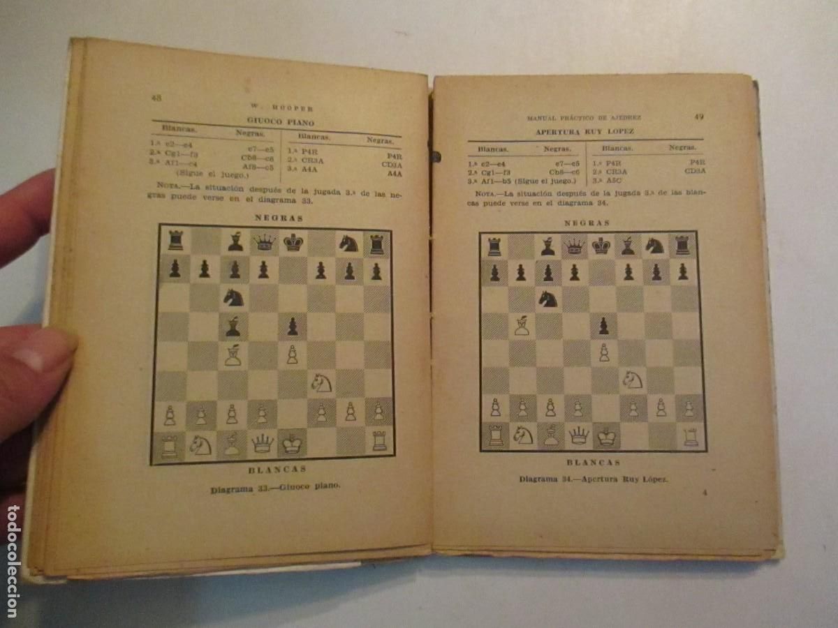 Coleccionismo deportivo: W. HOOPER Manual pr&aacute;ctico de ajedrez W31846 - Foto 2