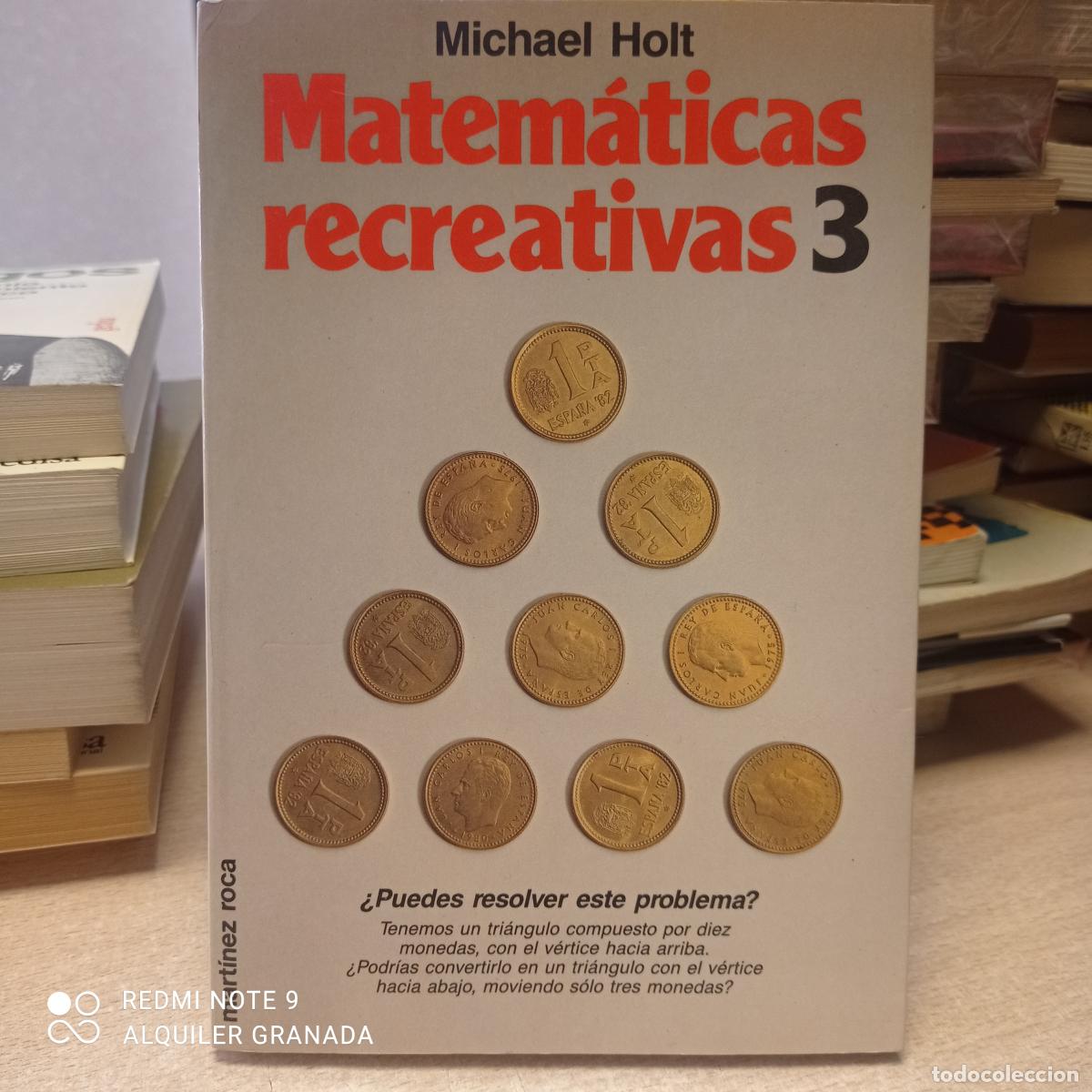 Coleccionismo deportivo: MATEMATICAS RECREATIVAS 3 - Michael Holt - Foto 1