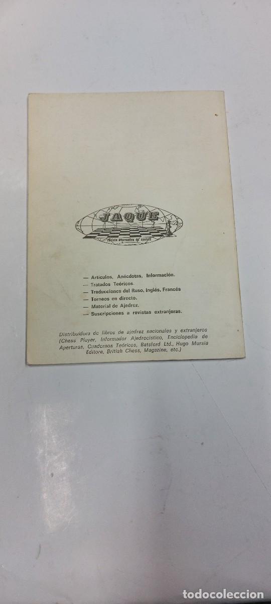 Coleccionismo deportivo: Cuaderno Te&oacute;rico N&ordm; 66 Revista Jaque EL DIFICILISIMO!! - Foto 2