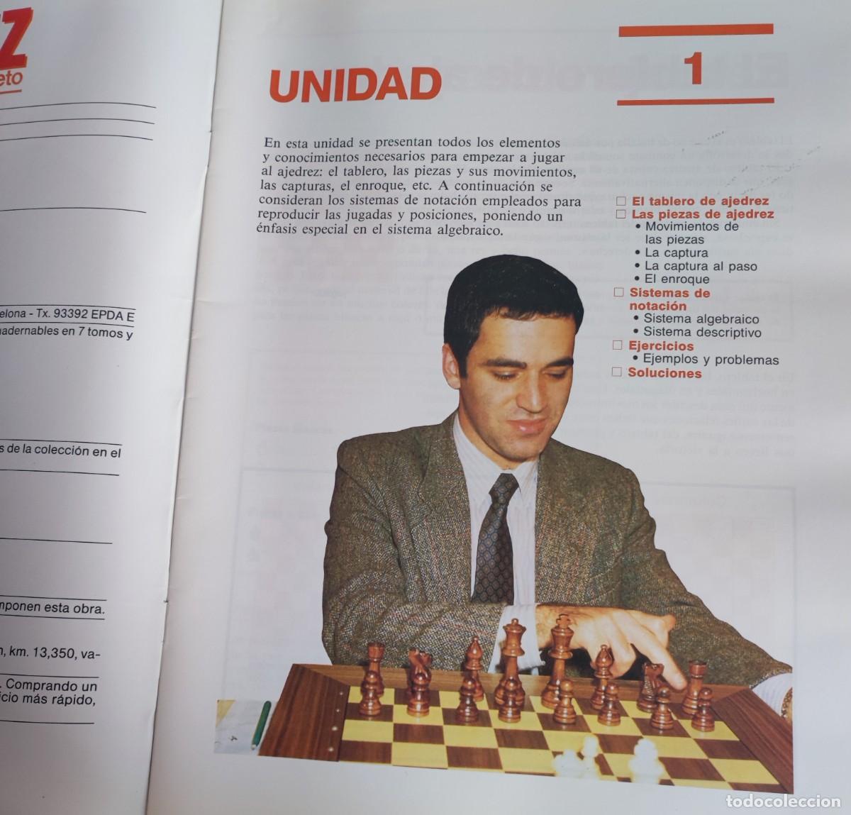 Coleccionismo deportivo: Ajedrez: Curso Kasparov Fasc&iacute;culo 1 - Foto 2