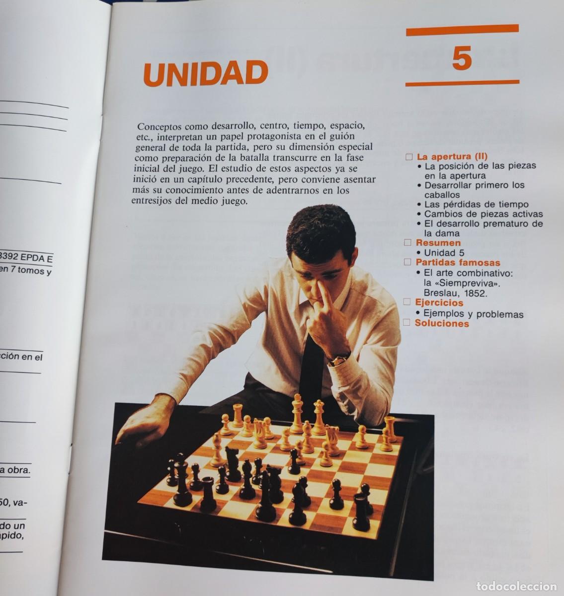 Coleccionismo deportivo: Ajedrez: Curso Kasparov Fasc&iacute;culo 5 - Foto 2