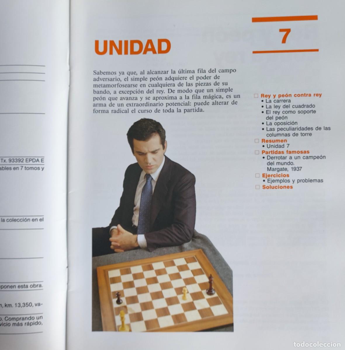 Coleccionismo deportivo: Ajedrez: Curso Kasparov Fasc&iacute;culo 7 - Foto 2
