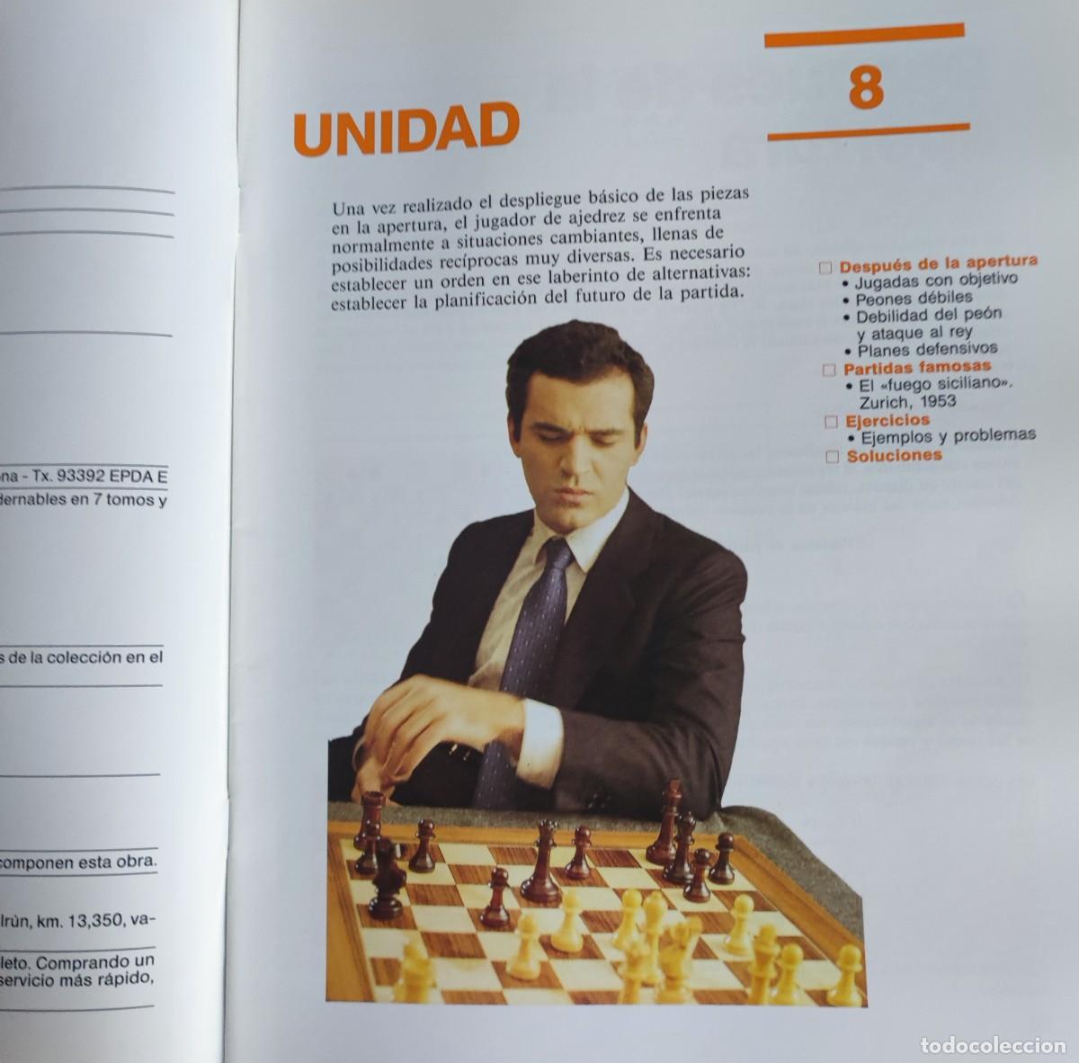 Coleccionismo deportivo: Ajedrez: Curso Kasparov Fasc&iacute;culo 8 - Foto 2
