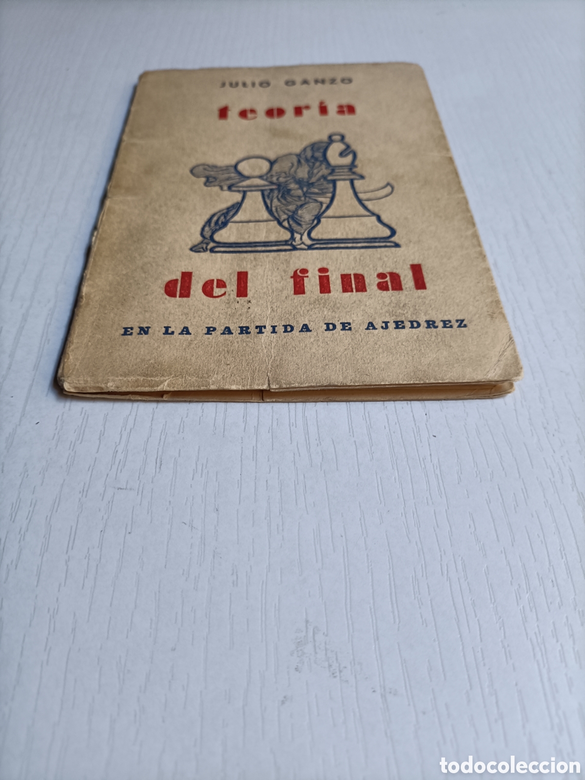 Coleccionismo deportivo: Teor&iacute;a del final en la partida de ajedrez Julio Ganzo - Foto 2