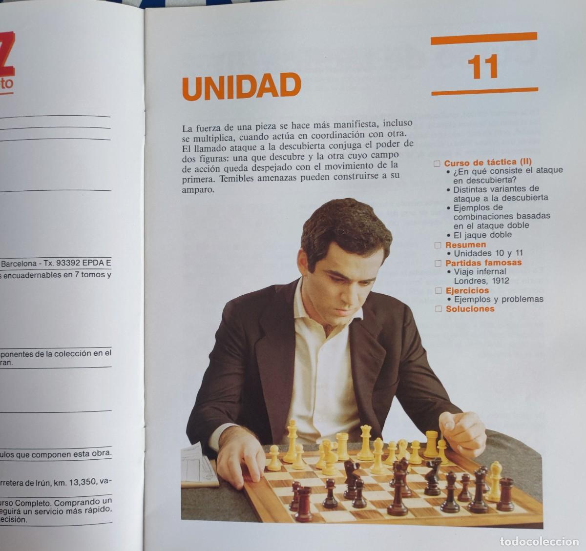 Coleccionismo deportivo: Ajedrez: Curso Kasparov Fasc&iacute;culo 11 - Foto 2