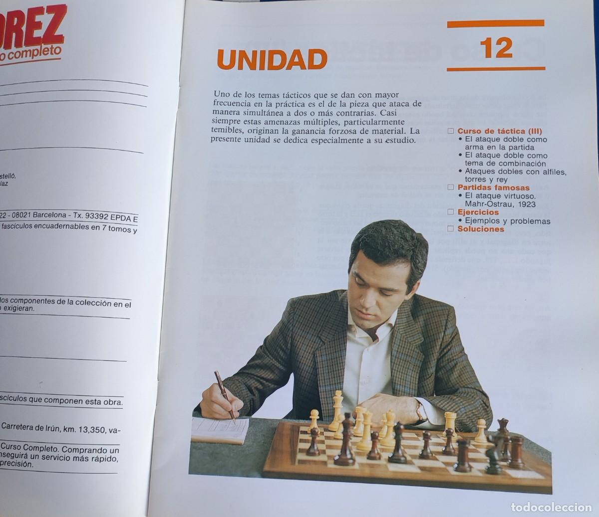 Coleccionismo deportivo: Ajedrez: Curso Kasparov Fasc&iacute;culo 12 - Foto 2
