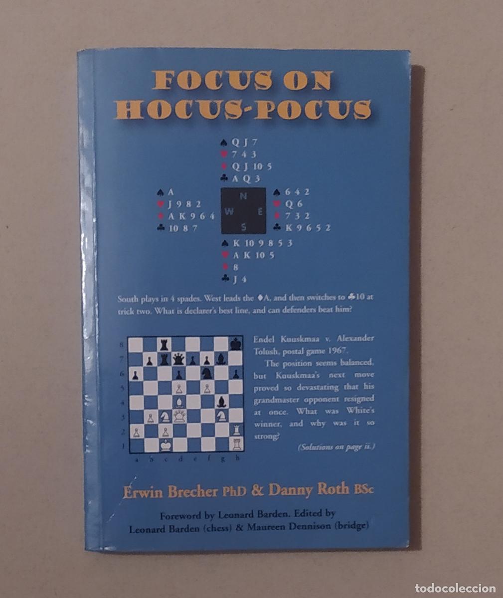 Coleccionismo deportivo: Ajedrez / Brigde : Focus on Hocus-Pocus. Brecher & Roth (raro) - Foto 1