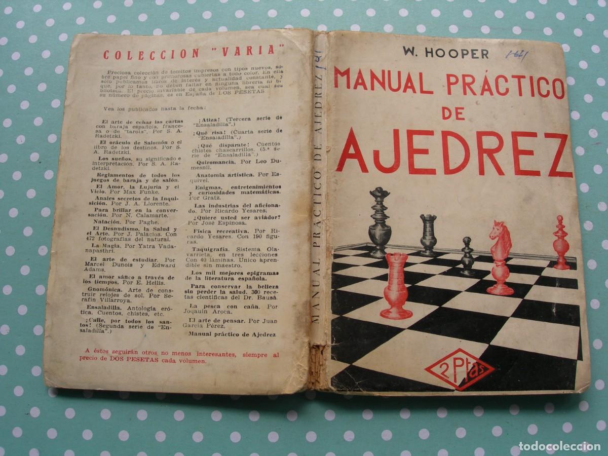Coleccionismo deportivo: MANUAL PR&Aacute;CTICO DE AJEDREZ / W. HOOPER / DID&Aacute;CTICO - Foto 1