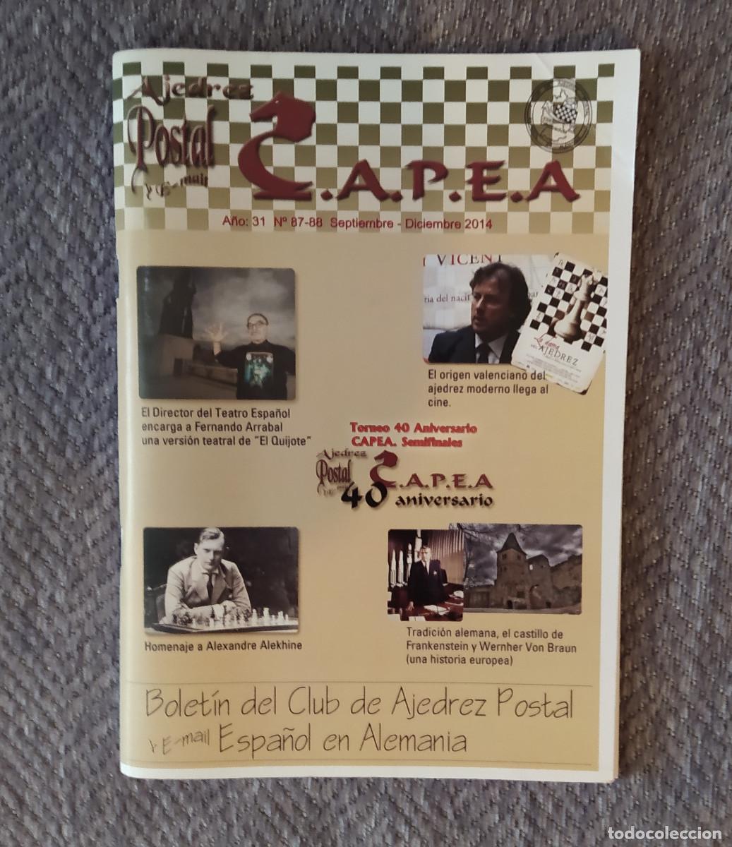 Coleccionismo deportivo: Ajedrez ; Revista CAPEA N 87-88 2014 - Foto 1