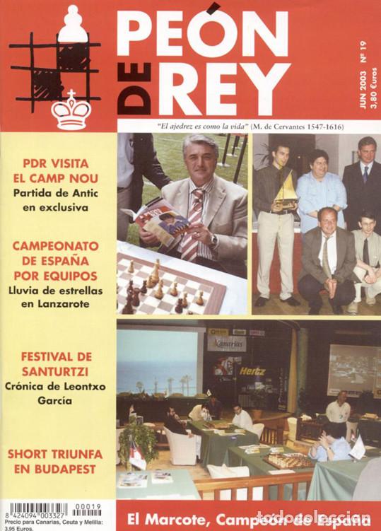 Coleccionismo deportivo: Ajedrez ; Revista Pe&oacute;n de Rey n. 19 - Foto 1