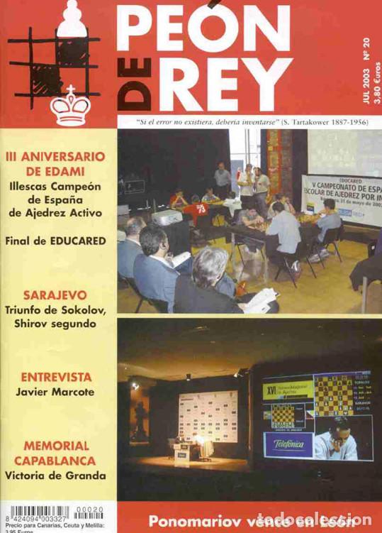 Coleccionismo deportivo: Ajedrez ; Revista Pe&oacute;n de Rey n. 20 - Foto 1