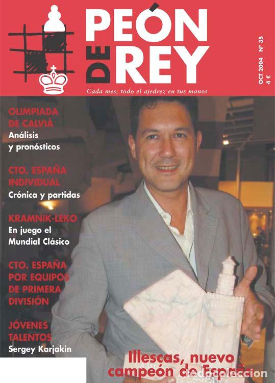 Coleccionismo deportivo: Ajedrez ; Revista Pe&oacute;n de Rey n. 35 - Foto 1