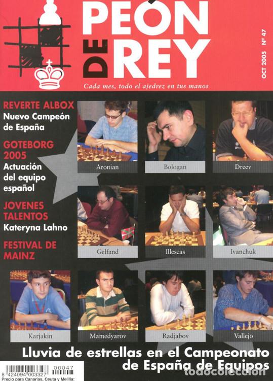 Coleccionismo deportivo: Ajedrez ; Revista Pe&oacute;n de Rey n. 47 - Foto 1