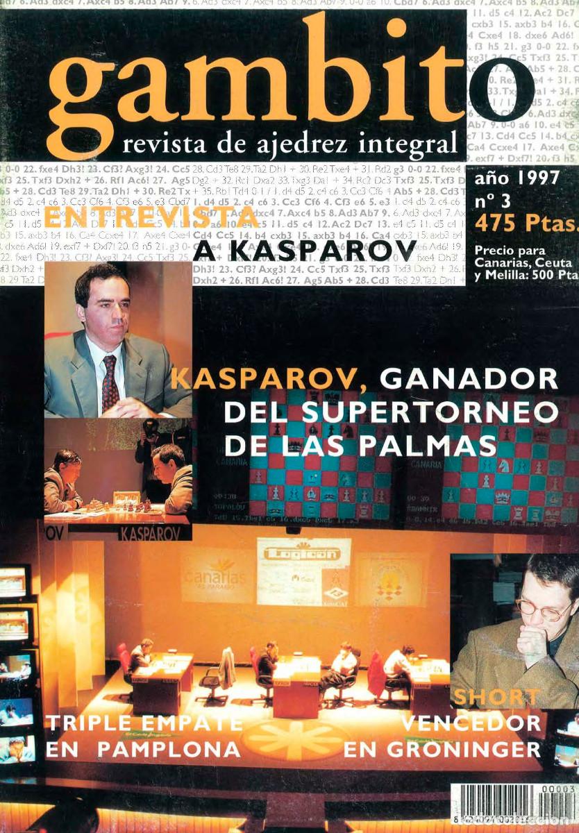 Coleccionismo deportivo: Ajedrez ; Revista Gambito n. 3 1997 - Foto 1