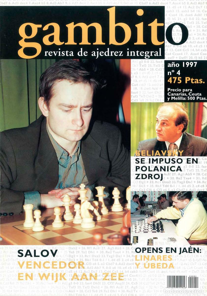 Coleccionismo deportivo: Ajedrez ; Revista Gambito n. 4 1997 - Foto 1