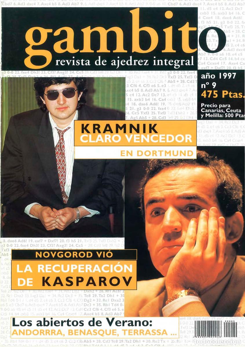 Coleccionismo deportivo: Ajedrez ; Revista Gambito n. 9 1997 - Foto 1