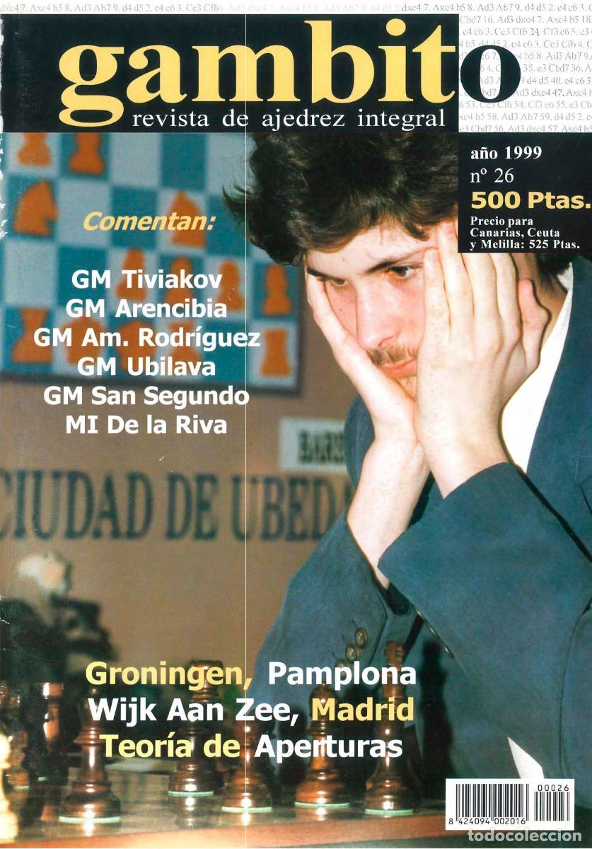 Coleccionismo deportivo: Ajedrez ; Revista Gambito n. 26 1999 - Foto 1