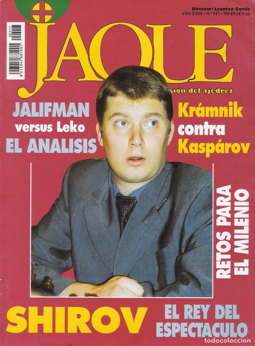 Coleccionismo deportivo: Ajedrez Revista Jaque 517 Kasparov - Foto 1