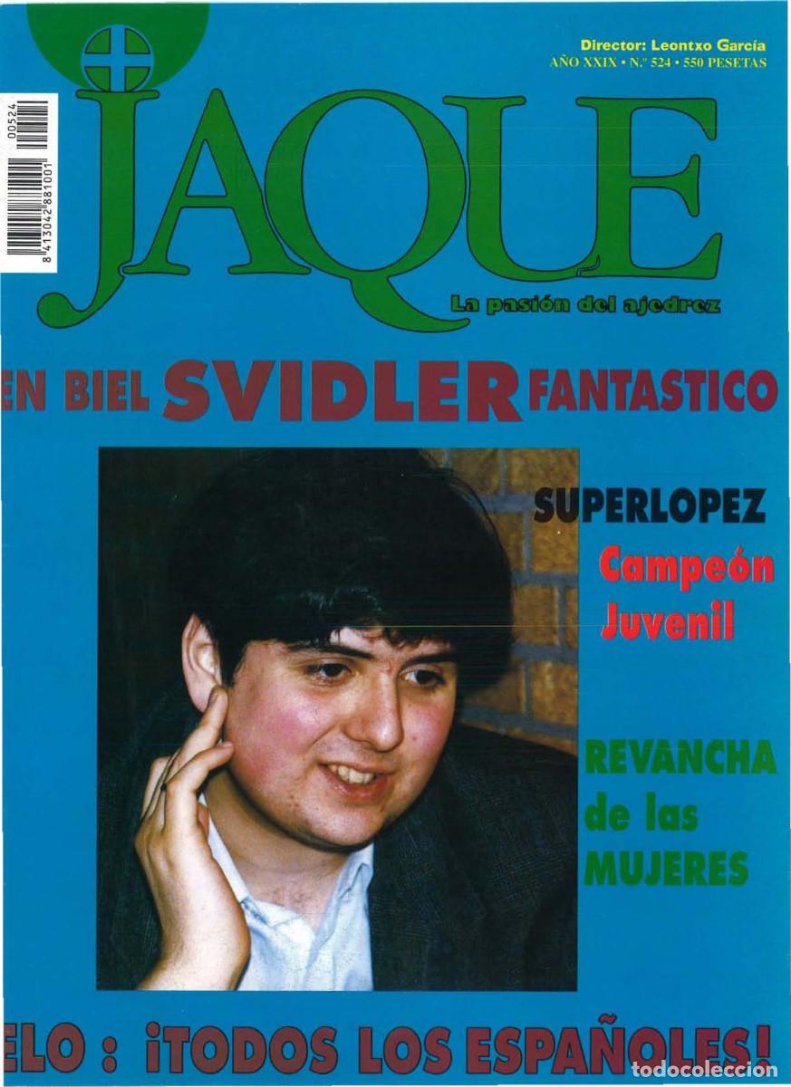 Coleccionismo deportivo: Ajedrez Revista Jaque 524 - Foto 1