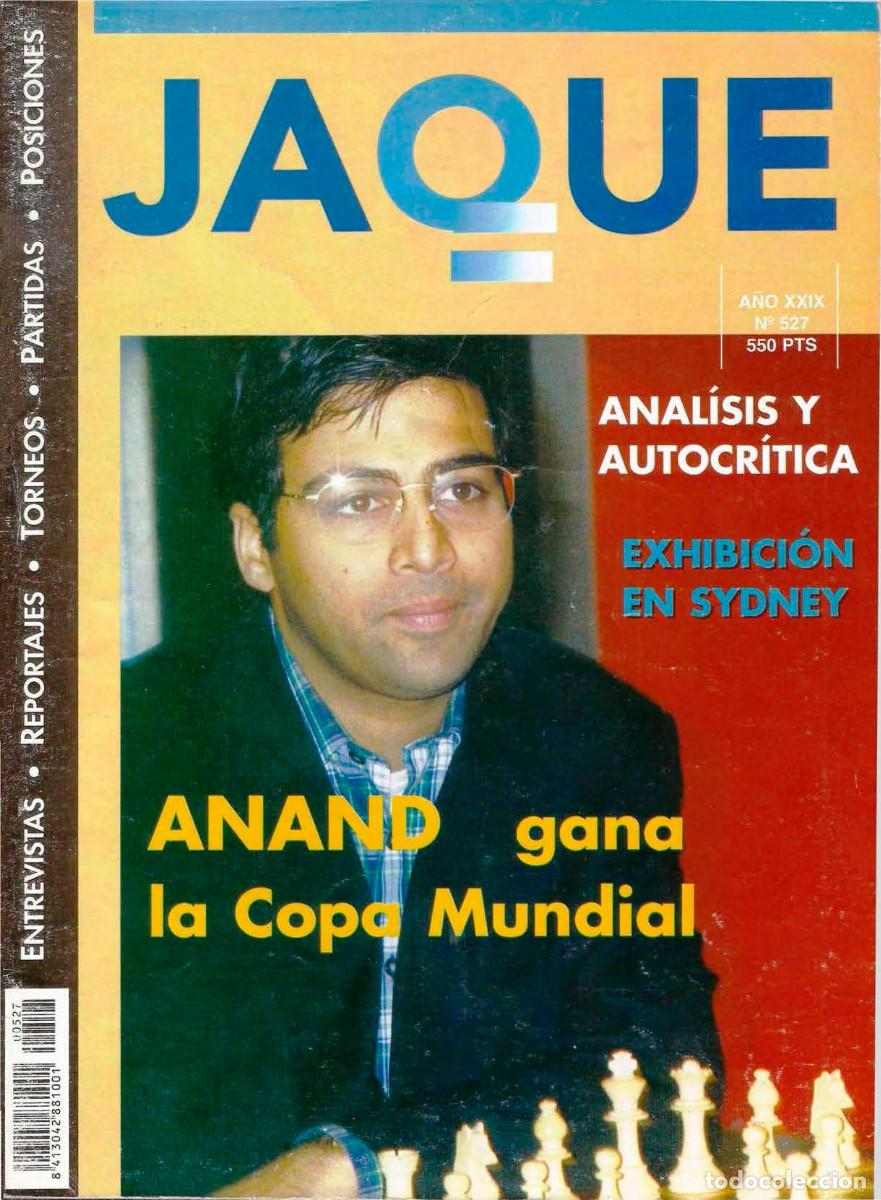 Coleccionismo deportivo: Ajedrez Revista Jaque 527 - Foto 1