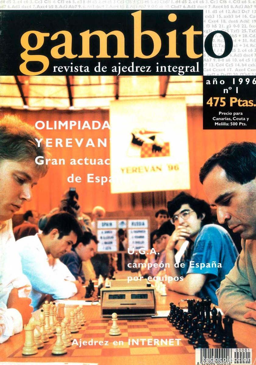 Coleccionismo deportivo: Ajedrez ; Revista Gambito n.1 (1996) - Foto 1