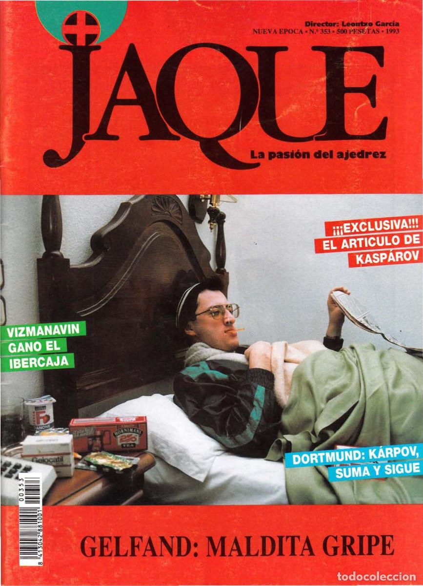 Coleccionismo deportivo: Ajedrez Revista JAQUE 353 - Foto 1