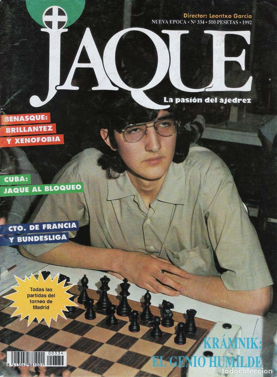 Coleccionismo deportivo: Ajedrez Revista JAQUE 334 - Foto 1