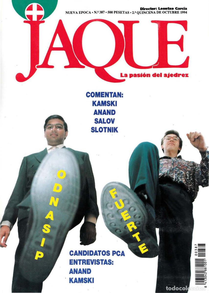 Coleccionismo deportivo: Ajedrez Revista JAQUE 387 - Foto 1