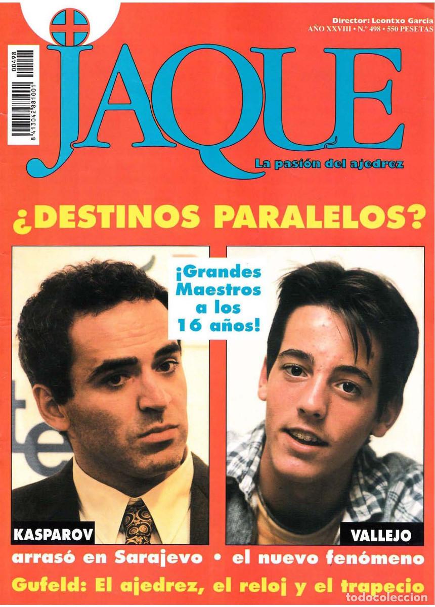 Coleccionismo deportivo: Ajedrez Revista JAQUE 498 - Foto 1