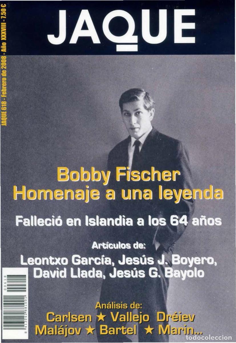 Coleccionismo deportivo: Ajedrez Revista JAQUE 618 (Fischer) - Foto 1