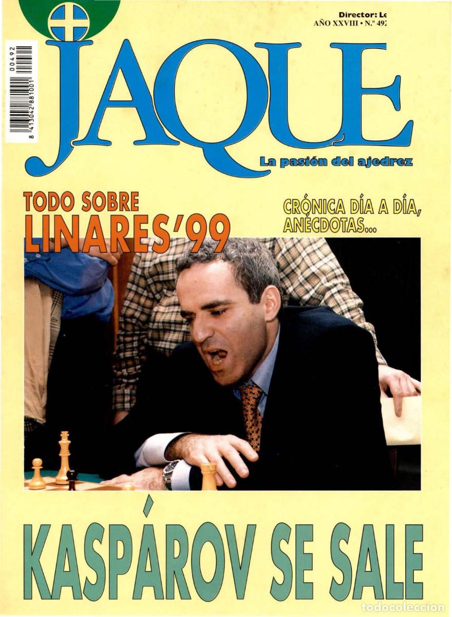 Coleccionismo deportivo: Ajedrez Revista JAQUE 492 - Foto 1