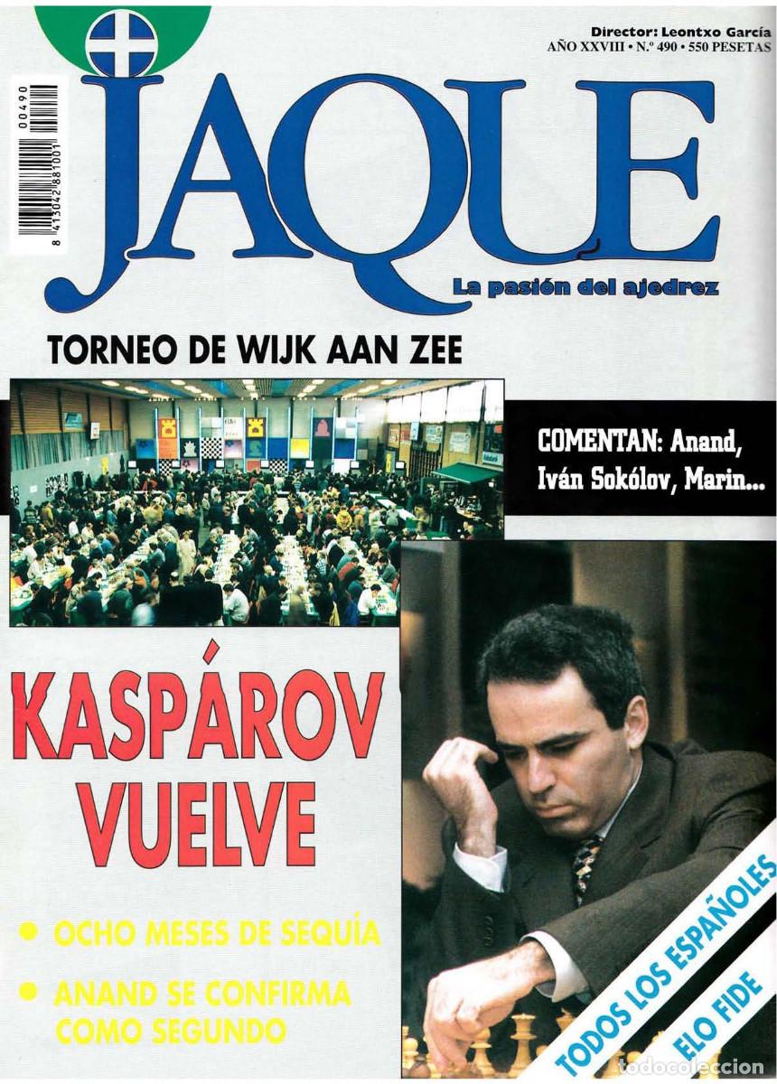 Coleccionismo deportivo: Ajedrez Revista JAQUE 490 - Foto 1