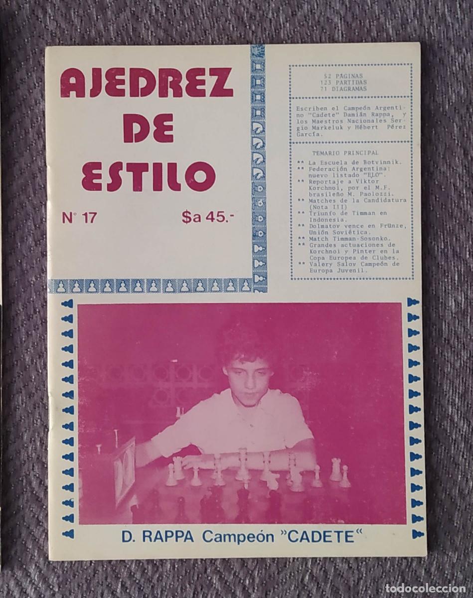 Coleccionismo deportivo: Ajedrez Revista Ajedrez de Estilo n.17 - Foto 1