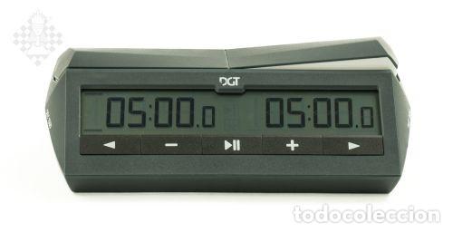 Coleccionismo deportivo: Ajedrez. Chess. DGT 1500 - grey (with bonus and delay-mode) - Foto 1