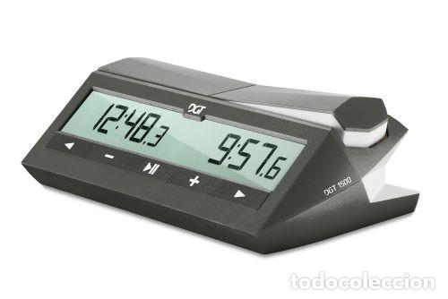Coleccionismo deportivo: Ajedrez. Chess. DGT 1500 - grey (with bonus and delay-mode) - Foto 3
