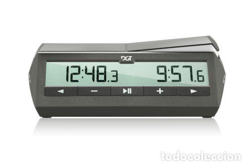 Coleccionismo deportivo: Ajedrez. Chess. DGT 1500 - grey (with bonus and delay-mode) - Foto 5